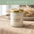 Hand-Poured Soy Candle, Eucalyptus 6oz