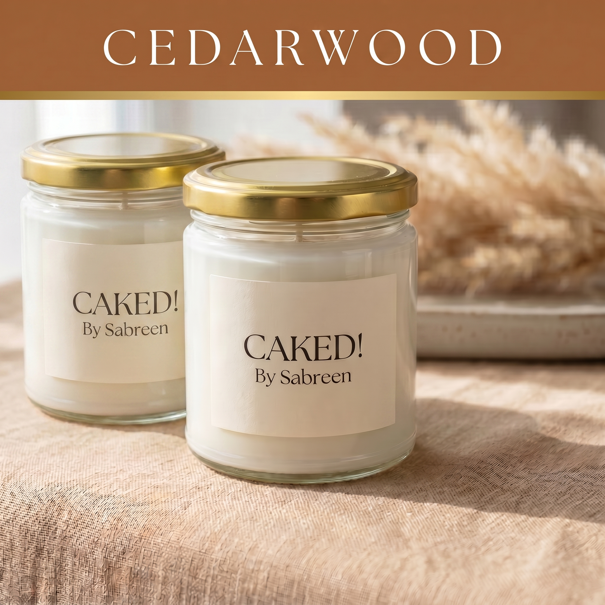 Candle Duo, Cedarwood