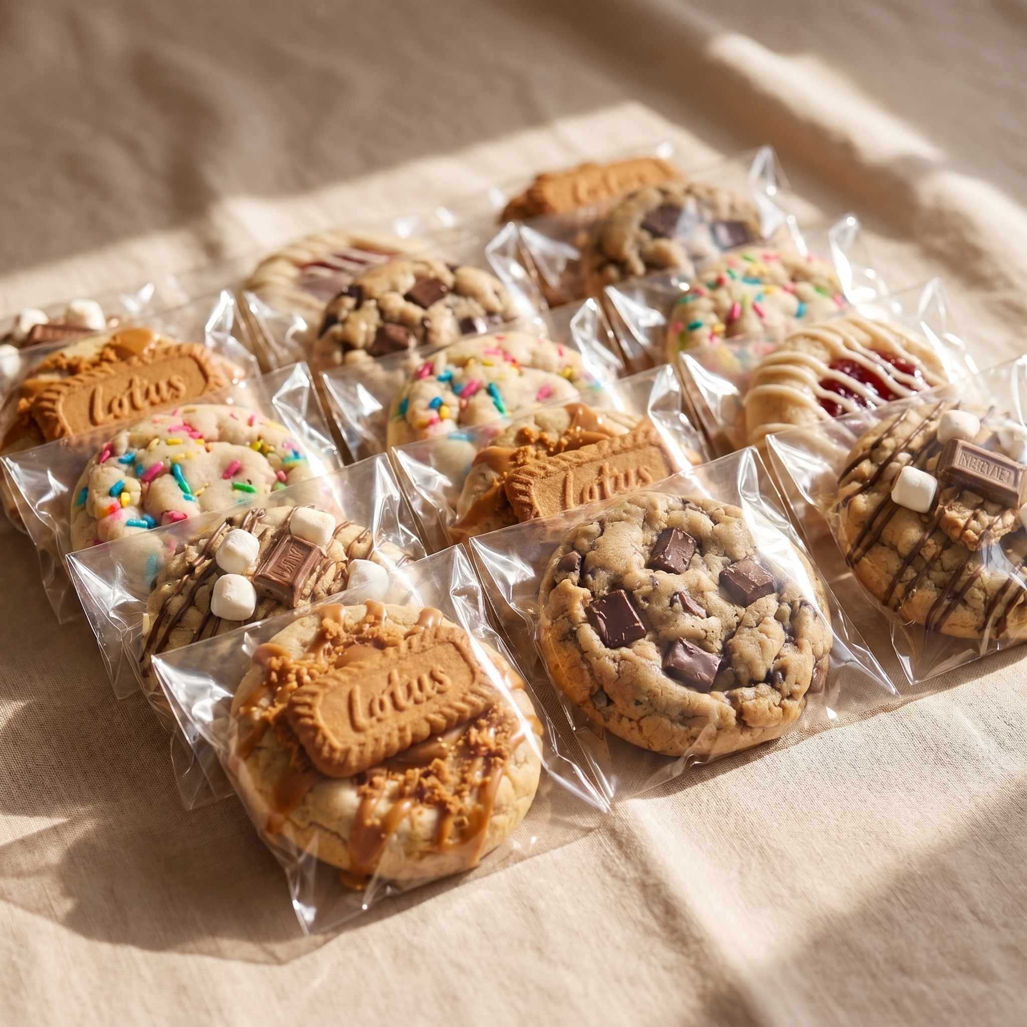 Giant Gourmet Cookies, Set of 15