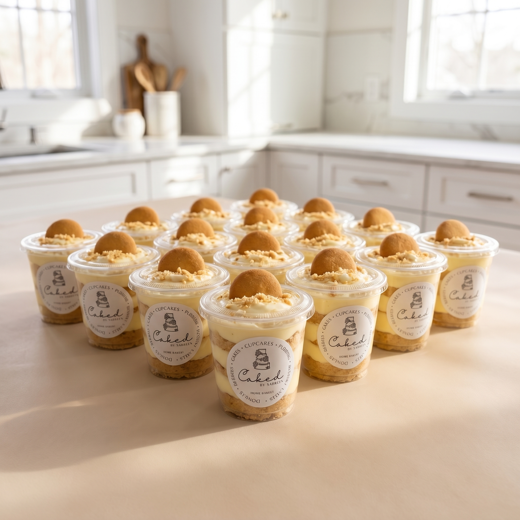Banana Pudding, Set of 15