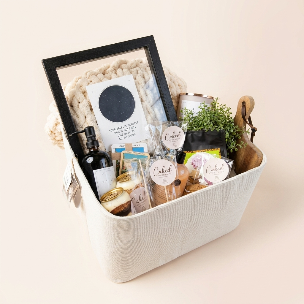 Platinum closing gift basket
