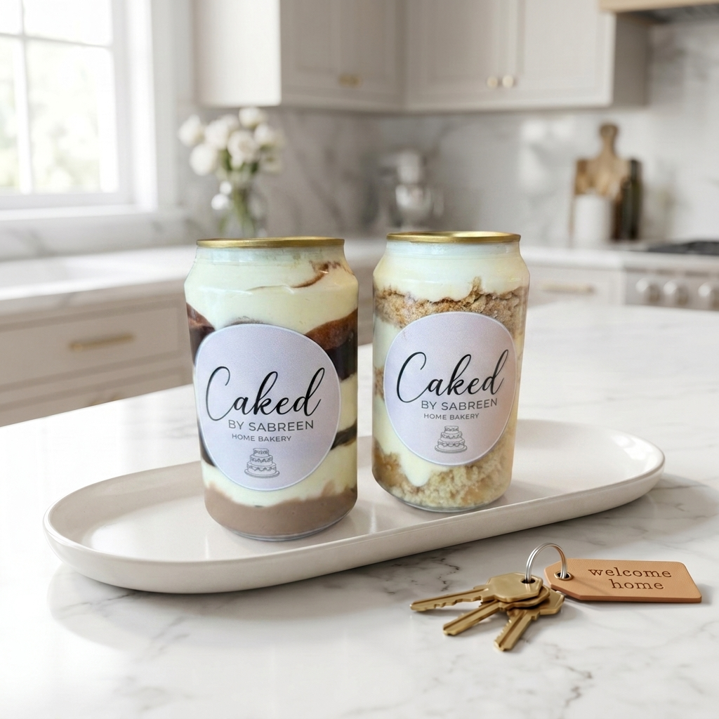 Layered cake cans