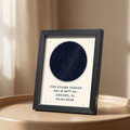 Night Sky on Move-In Day glass frame