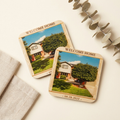 Custom wooden home magnets