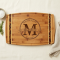Engraved hardwood cutting board