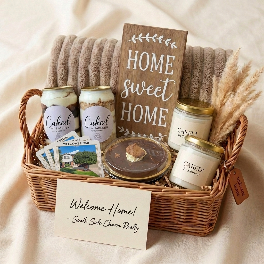 South Side Charm Gold basket